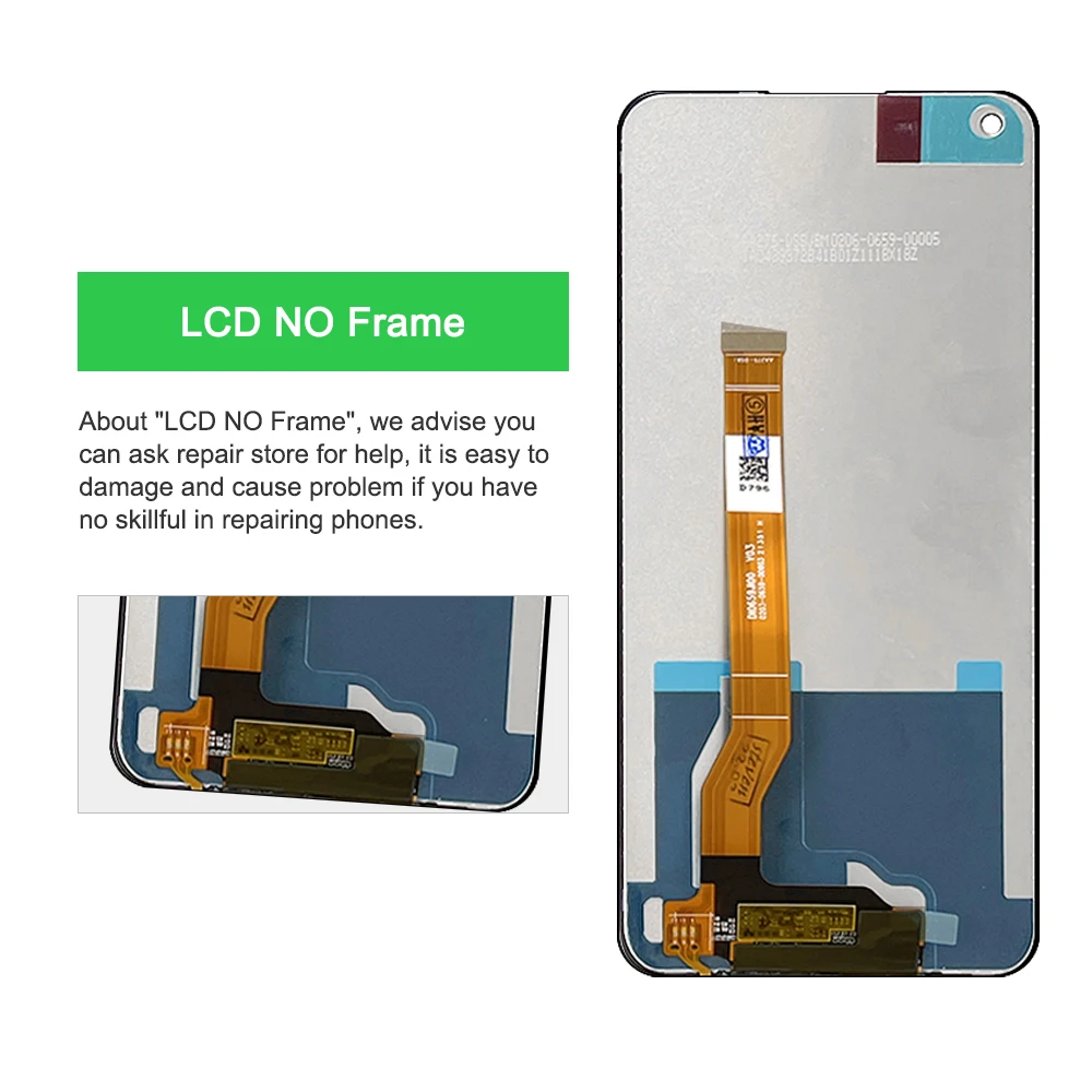 6.6\'\' For OPPO Realme 9 Pro LCD Display Screen Touch Digitizer With Frame Assembly For Realme9 Pro RMX3471 RMX3472 LCD