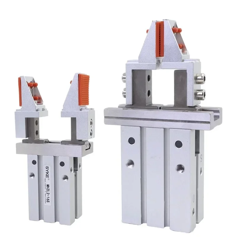 Pneumatic Finger Cylinder Claw Adjustable MHZL2-16/20D Robot Parallel Fixture Inner Support Fixture Head