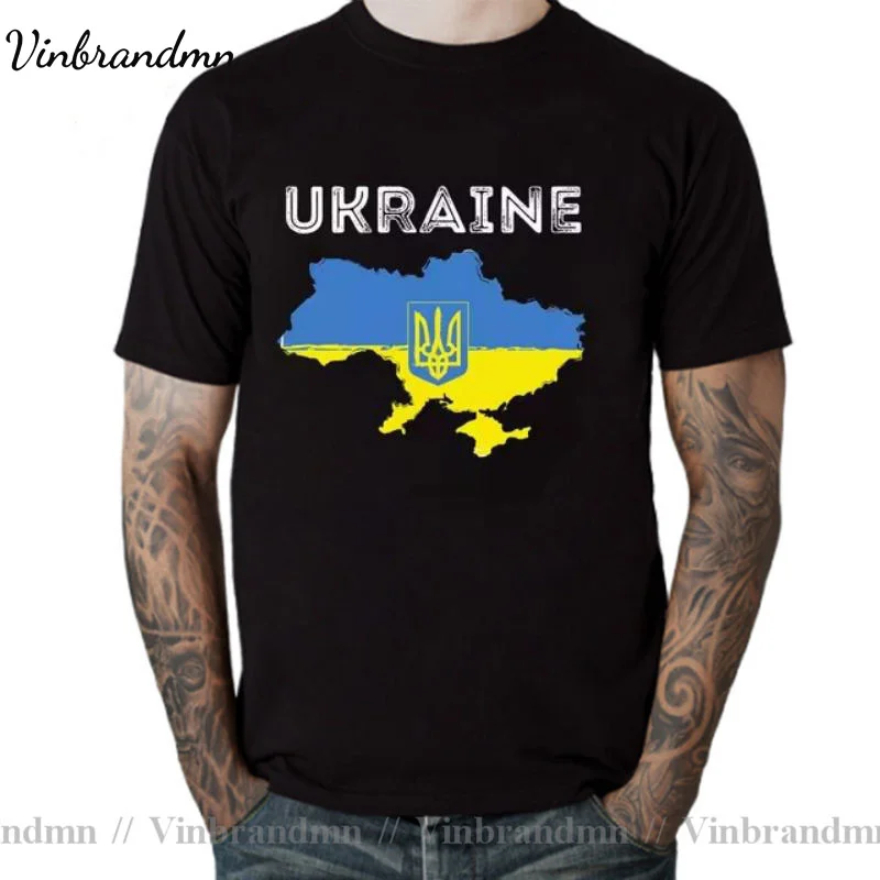 Zelensky Ukraine Map Flag T Shirt Ukrainian Emblem Logo T-Shirt Ukrainian Patriotic T Shirts Casual Cotton Vintage Print Clothes