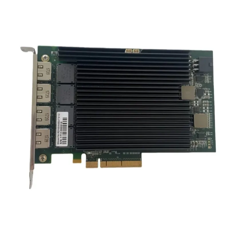 Quad Port 10Gbps PCIe RJ45 Ethernet Network Adapter 10GBase-T NIC For Server