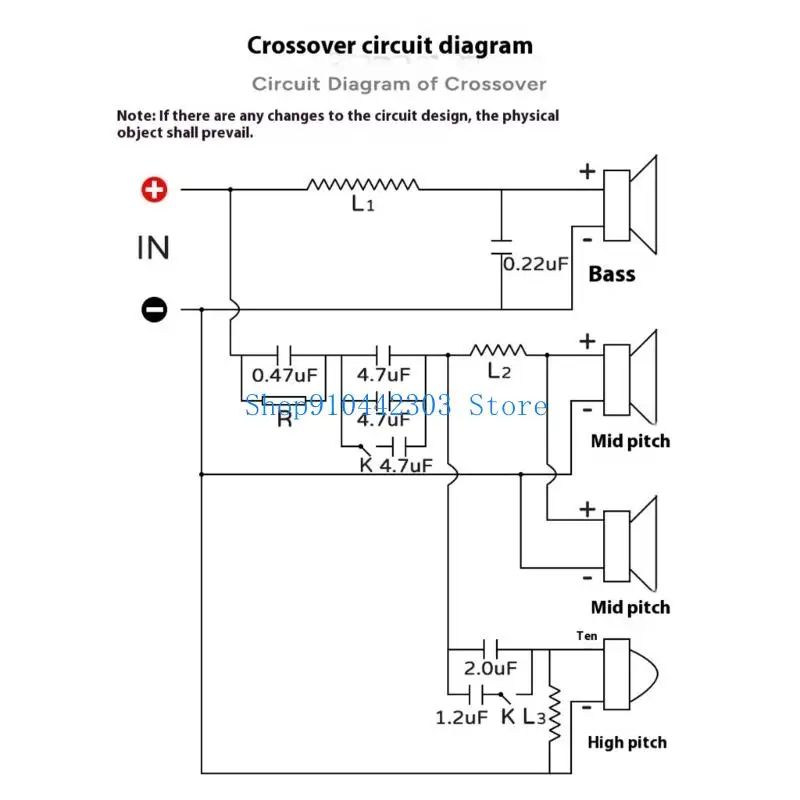 L4MD Speakers Sound Optimizer Featuring 4 Way Division Technology and Heat Resistant Components for Premium Sound