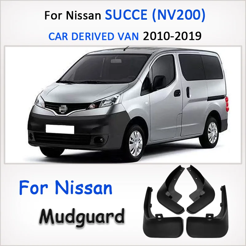 

Mudguards For Nissan SUCCE NV200 CAR DERIVED VAN 2010 2015 2019 Car Splash Guards Fender Accessories Mud Flap Anti Spray Parts