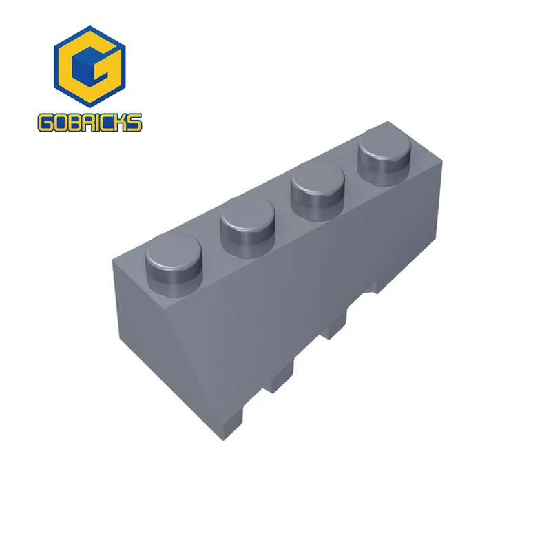 gobrick-10-шт-moc-детали-43720-Клин-наклон-45-°-4x2-совместимые-с-правой-Кирпичи-diy-строительные-блоки-частицы-детский-мозг-игрушка-подарок