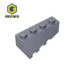 Gobricks 43720 10PCS Wedge 4x2 Special Bricks Parts Sloped Right Compatible DIY Building Blocks Particle Brain Toys Gift MOC Set