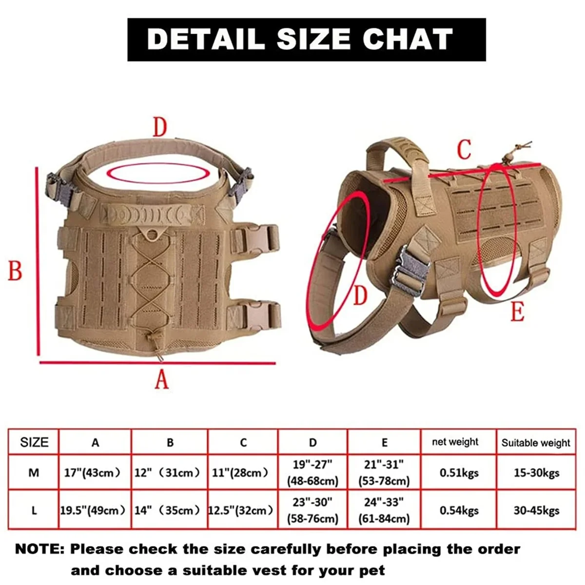 Spring and Summer Dog Clothes Waterproof Laser Dog Vest Universal Outdoor Large Dog Clothes Breathable,Mud Brown,L