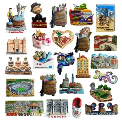 Europe Spain 3D Refrigerator Magnet Tourist Souvenirs Stickers,Home & Kitchen Decoration Fridge Magnet Message Sticker