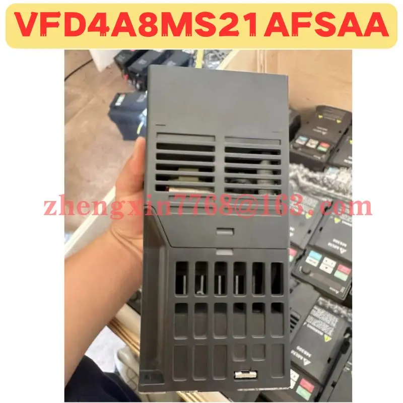 Used Frequency Converter VFD4A8MS21AFSAA Normal Function Tested OK