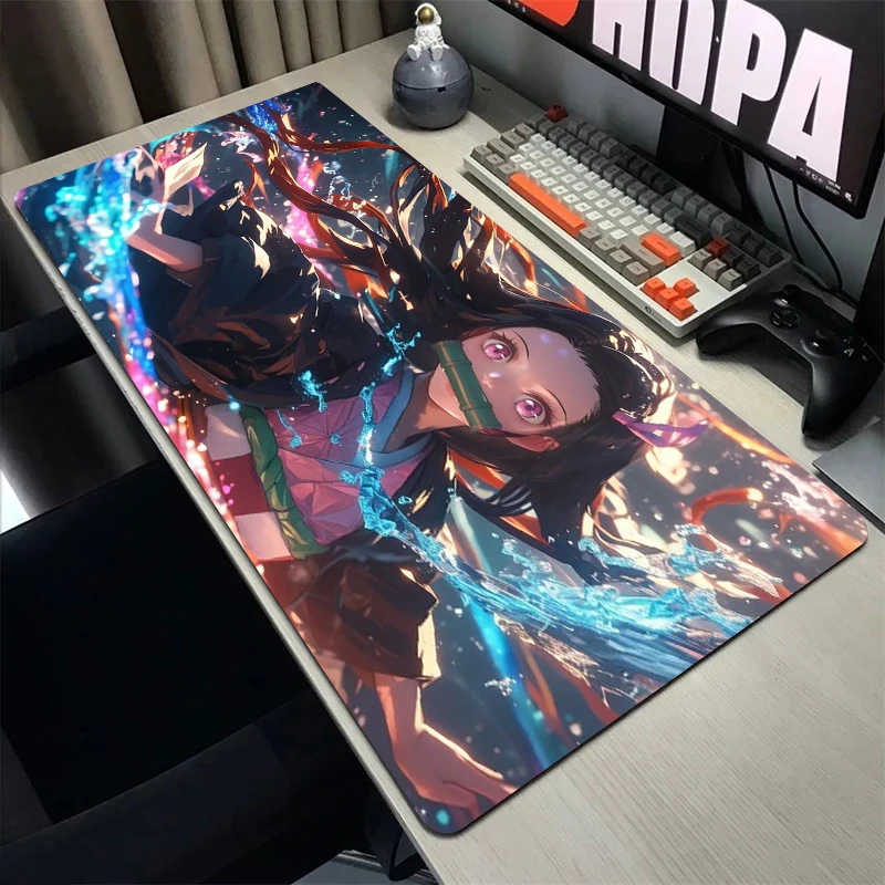 

Popular Japanese Anime Demon Slayer Mat Gaming Accessories Mousepad Gamer Office Accessory Mousepads Gamer 900x400 Kawaii Desk