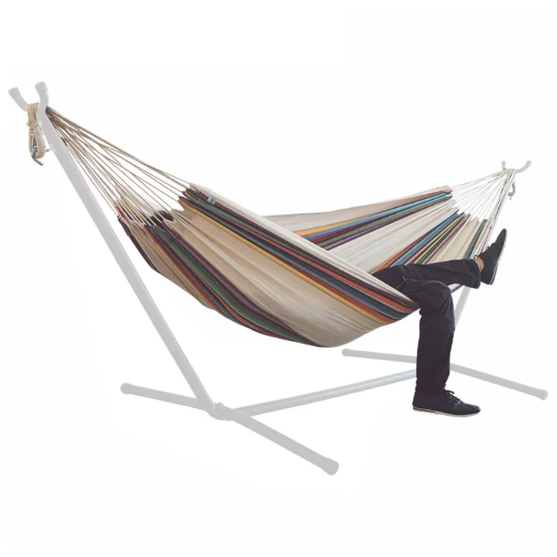 Portable Hammock Camping Thicken Swinging Chair Outdoor Hanging Bed Canvas Rocking Not With Hammock Stand