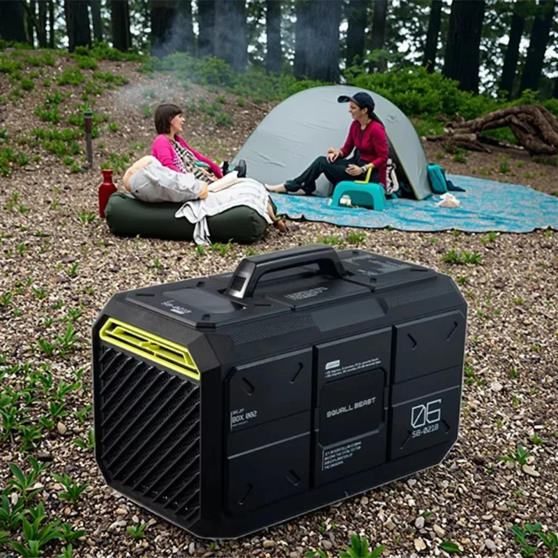 Portable Outdoor Air Conditioning Road Camping Mobile Unit Battery Power Plastic Easy Carry No Installation No Drainage Hotel