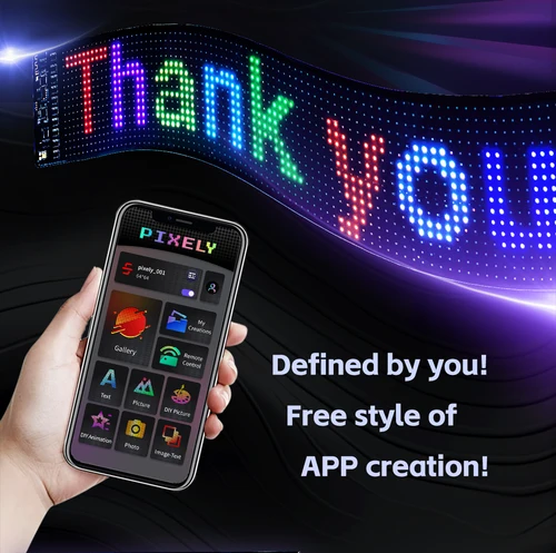 Imagen 2 del producto Señal LED de ojo para camión, luz de Control remoto publicitaria con desplazamiento, patrón de texto personalizado, pantalla programable de animación para camión