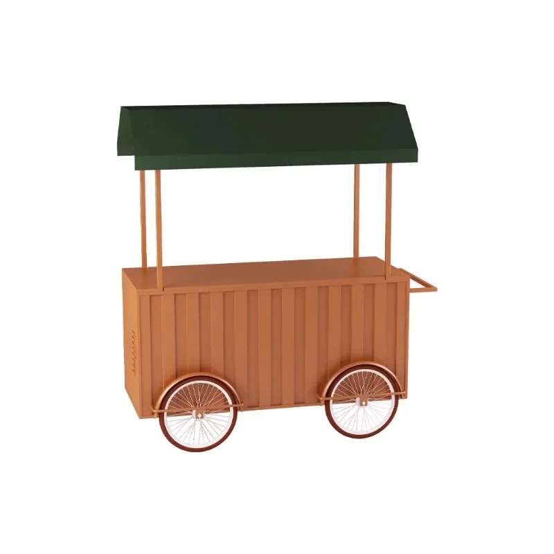 Camp coffee car market set stall  outdoor scenic spot mobile stall  night market snack  dining car sales