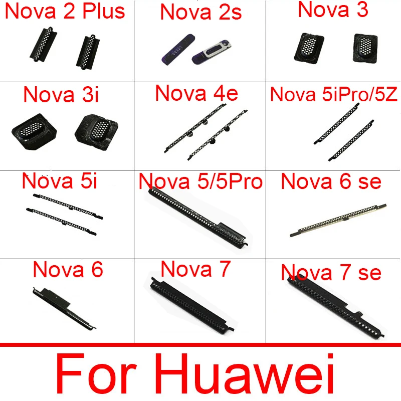 For Huawei Nova 2 3 4 5 5i Pro Plus 2S 3i 4E 5Z 6Se 7Se 7i Earpiece Speaker Mesh Anti-dust Earpiece Speaker Mesh Parts