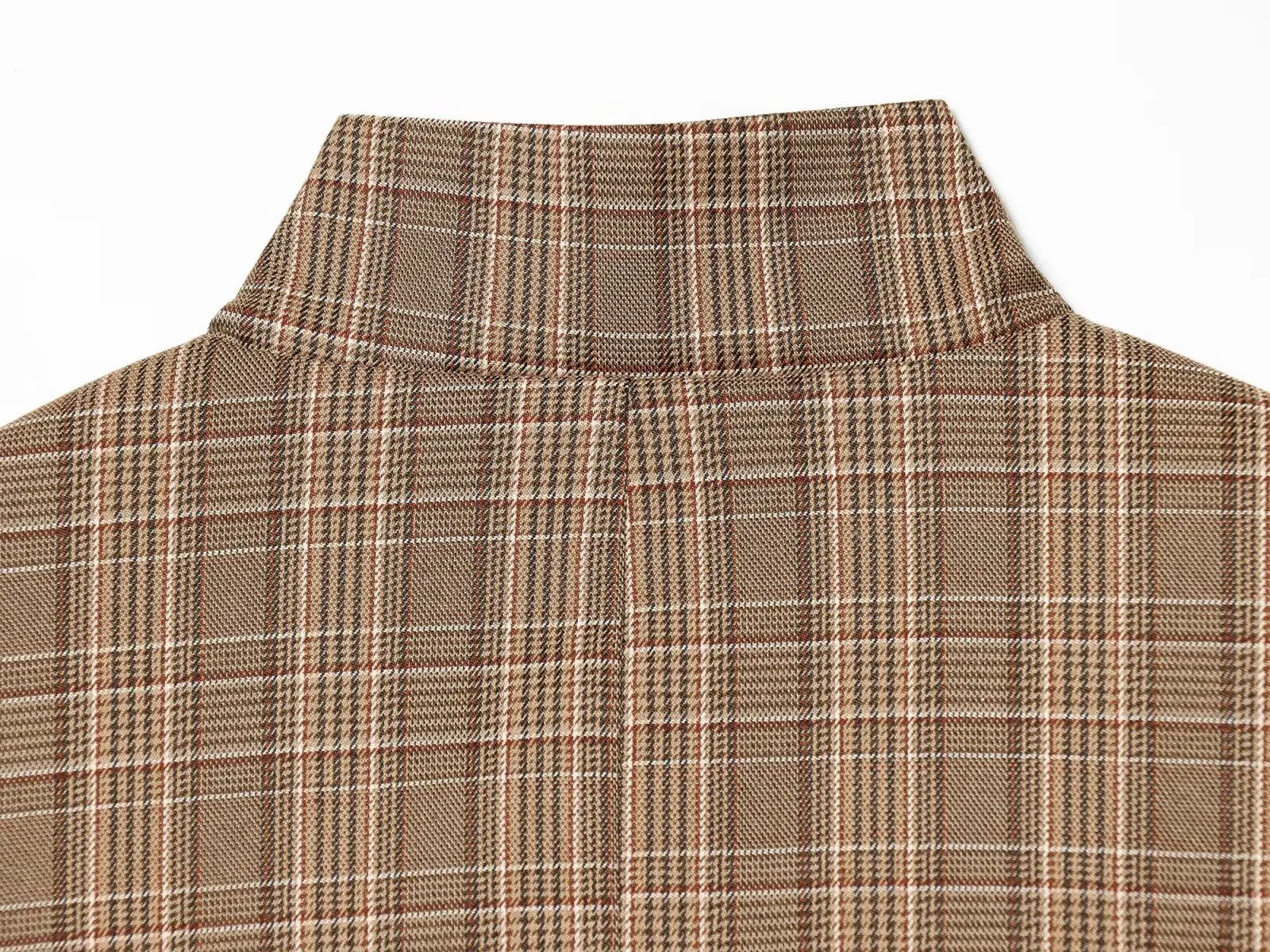 Damen Blazer mit unregelmäßigem Karomuster, neue Mode, Frühling, lockerer Schnitt, lässig-schicker Damen-Blazer, Oberbekleidung – Detail 8