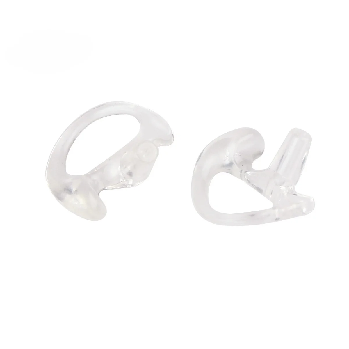 1 Pair Silicone Soft Ear Buds Optional 3 Sizes Earmold for Covert Acoustic Tube Walkie Talkie Two‑Way Radio Earpiece Headset