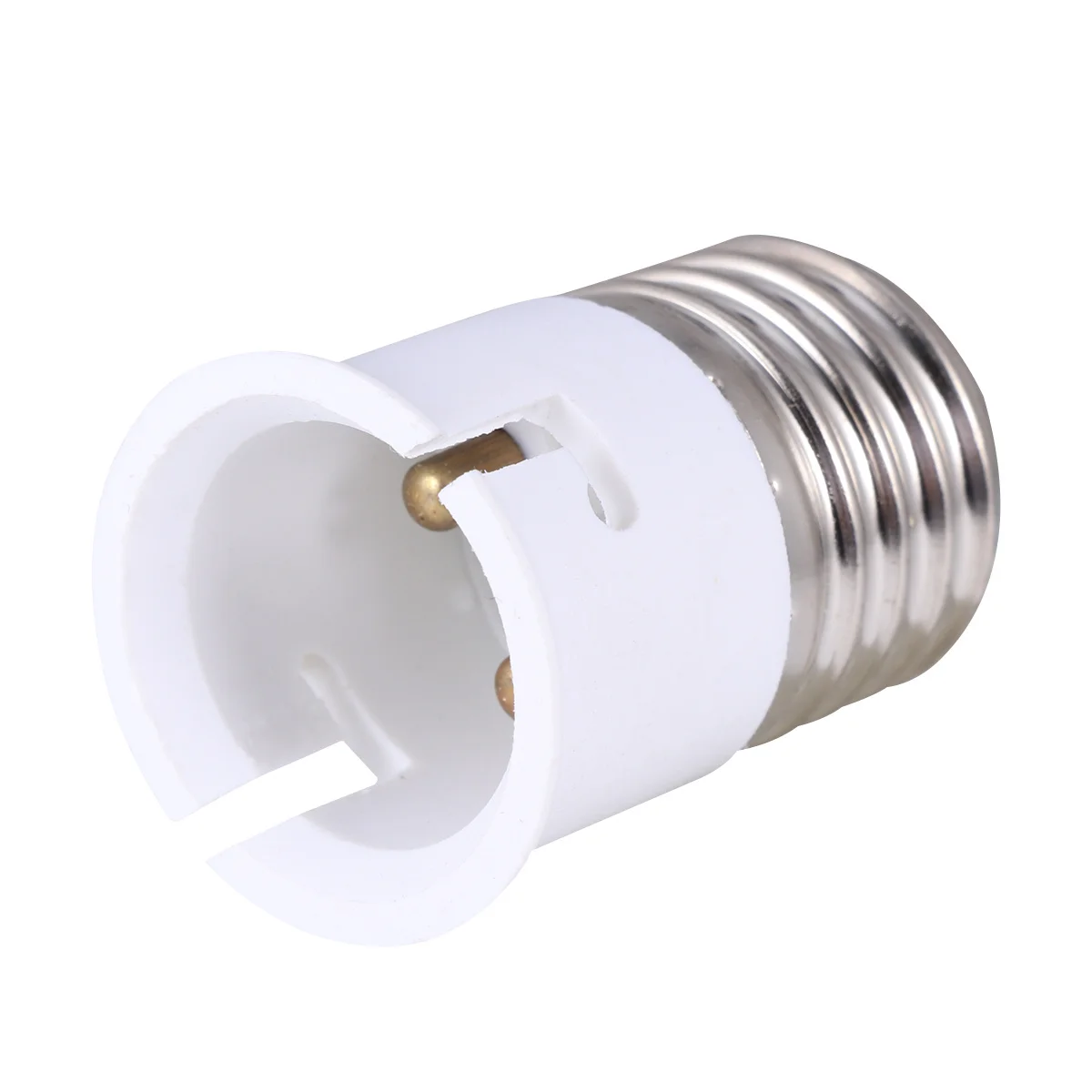 

5Pcs E27 to B22 Light Bulb Converter Socket Adapter for Home School Restaurant LED Halogen Filament Lamp Holder