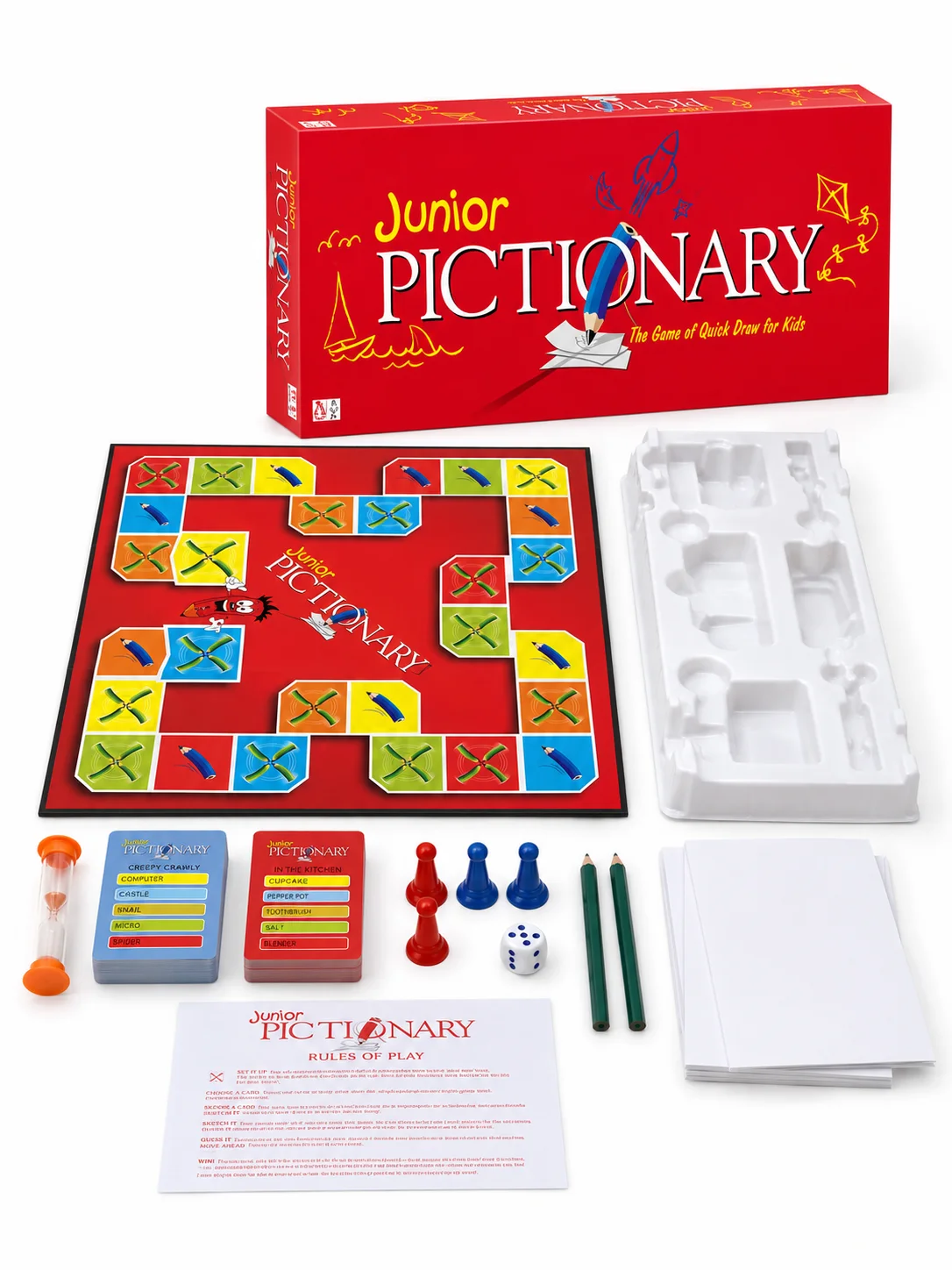 Board Game English For Kids - İngilizce Dil Junior Sözlük Çizim Tahtası