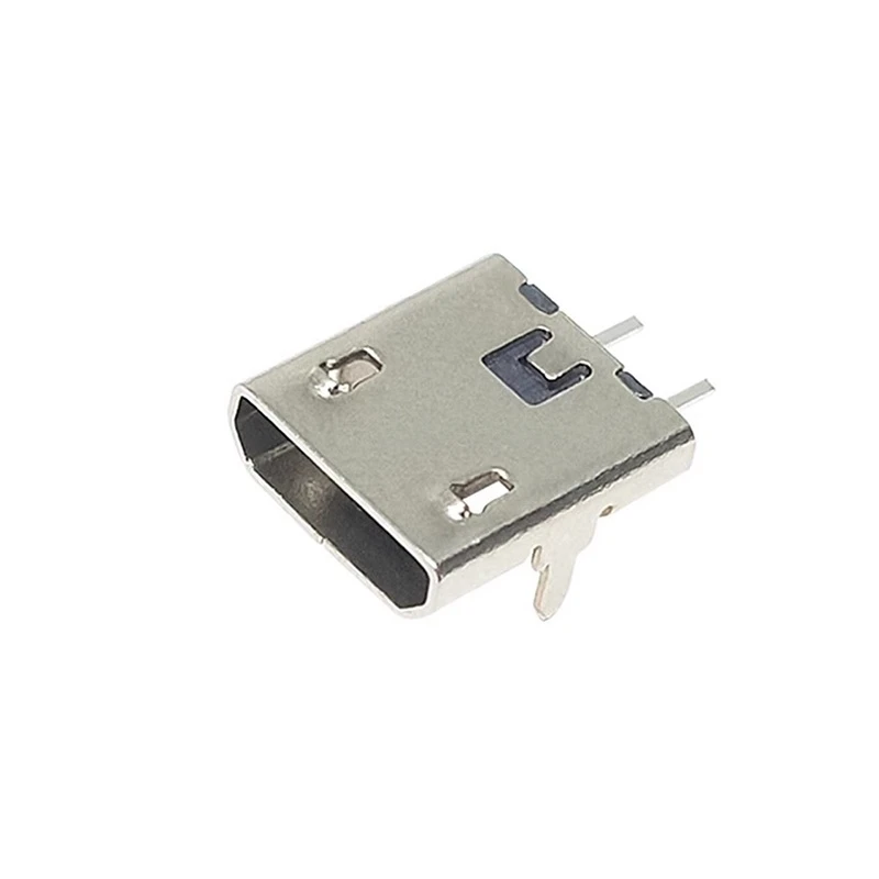 20/100pcs Micro Usb 2pin 90/180 Degrees B Type Female Connector For Mobile Phone Micro Usb Jack Connector 2 Pin Charging Socket