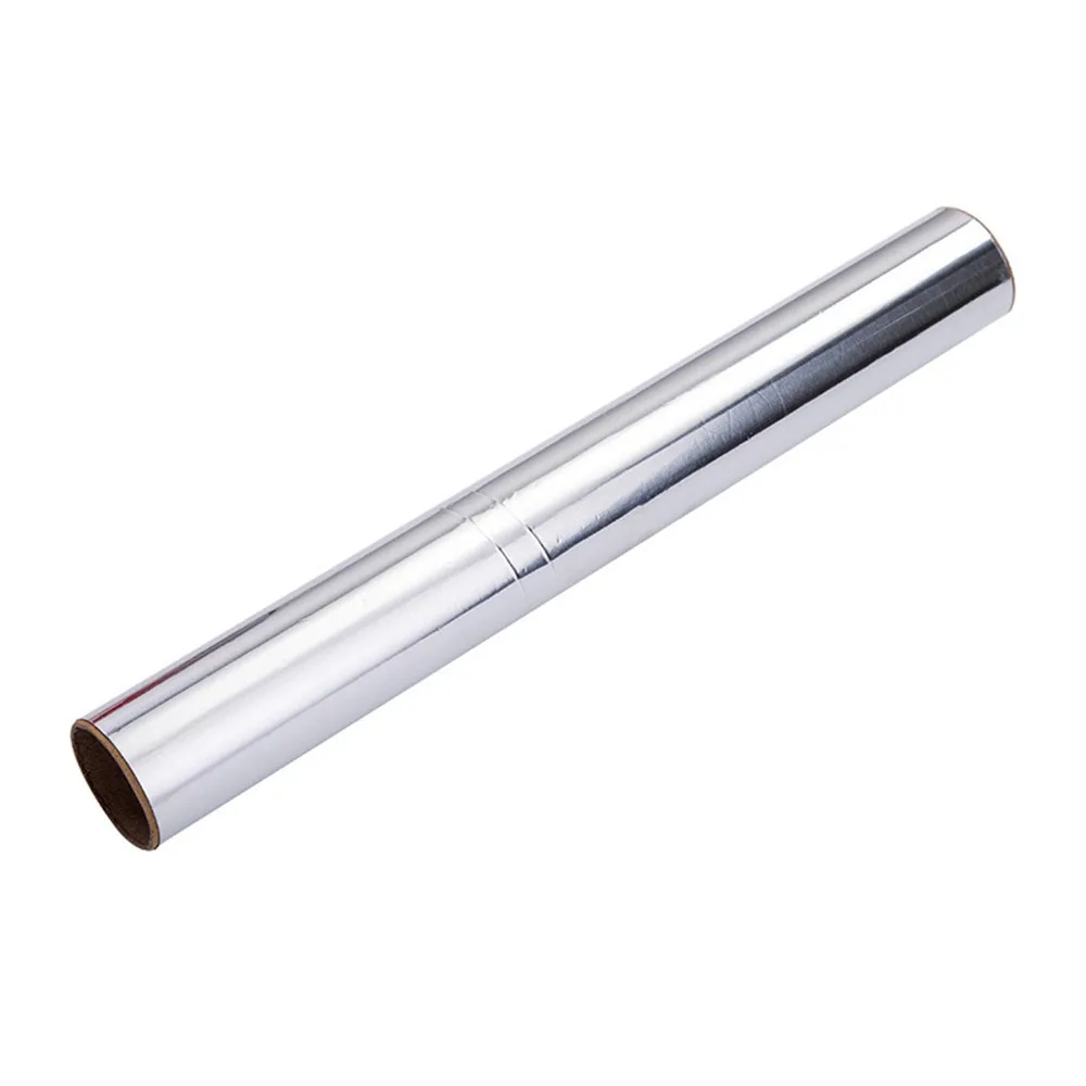 Safe Aluminum Foil Baking Foil Paper Heat Resistant Temperature Resistant Bbq Foil Wrapping Grilling Foil Paper Food Wrapping