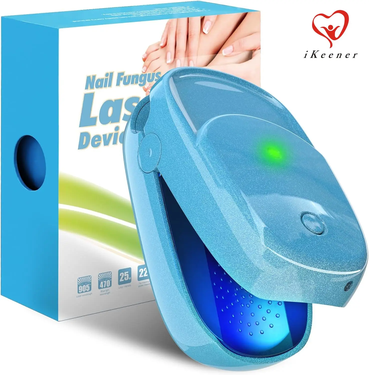 

Nail fungal repair equipment, red and blue phototherapy equipment, portable cold light nail treatment equipment for outdoor use