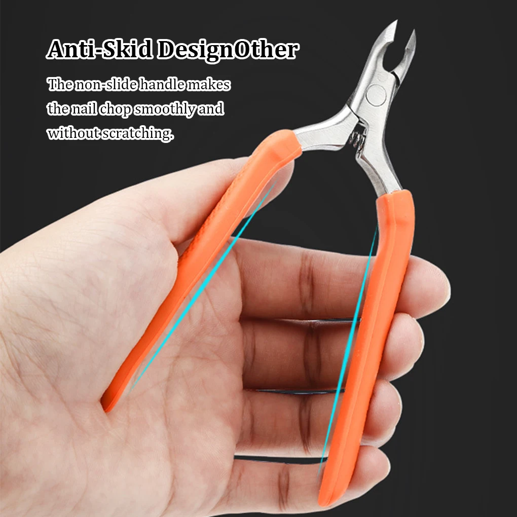 Manicure Nail Toenail Cuticle Nipper Scissors Dead Skin Remover Professional