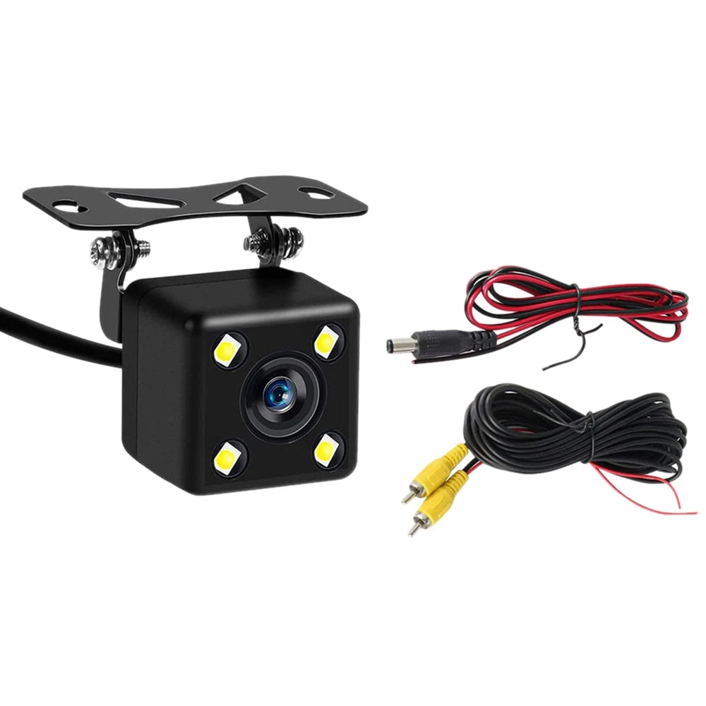 Universal Car 170°Reversing Camera 4 LED High-Definition Waterproof Night Vision Parking Camera