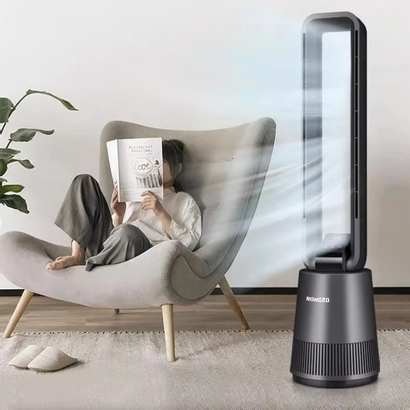 

3D Oscillating Tower Fan 80° Auto Rotation with Remote Control 15H Timer ECO Mode Perfect for Living Room/Office