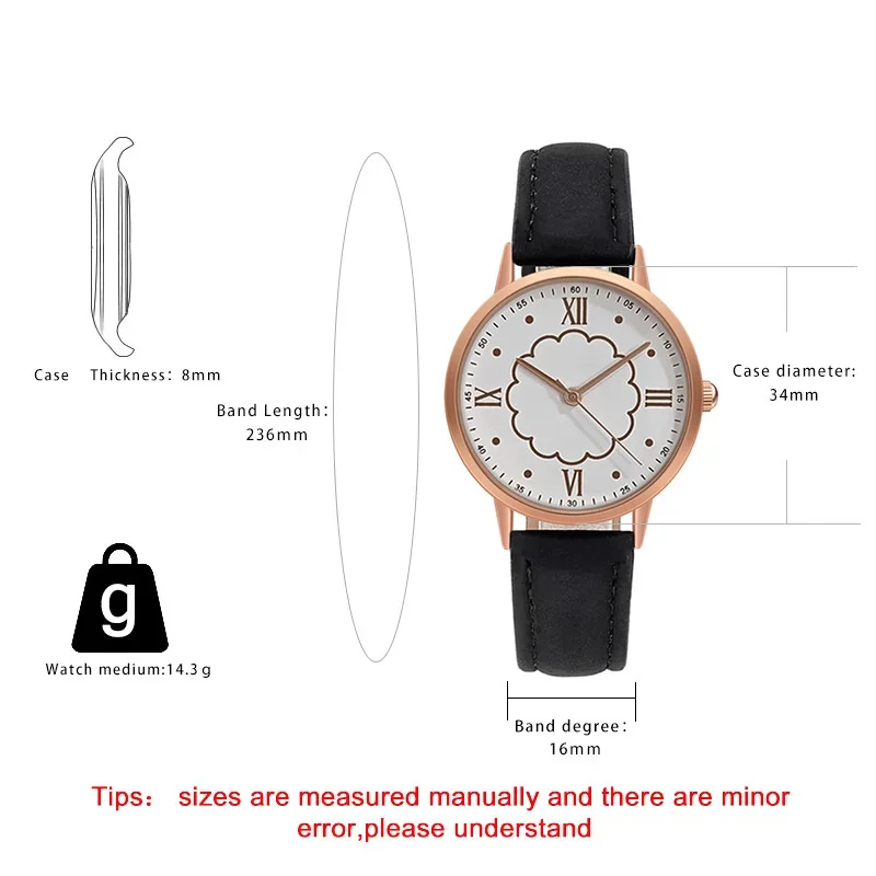 Brand New Women Watches Fashion Quartz Watch Ladies Alloy Case Female Watches Girl Watch Imitation Leather Strap Relogio Feminin