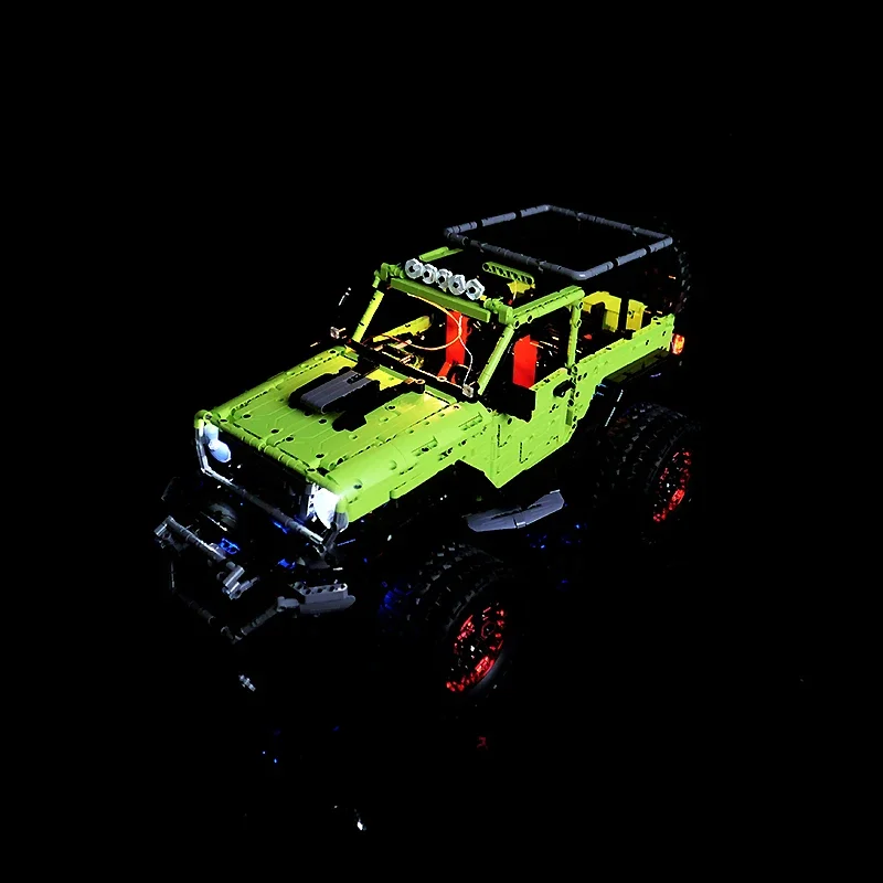 Kit d'éclairage LED RC DIY pour voiture de sport technique LEGO 9829-2 (lumière LED uniquement, modèle sans blocs)