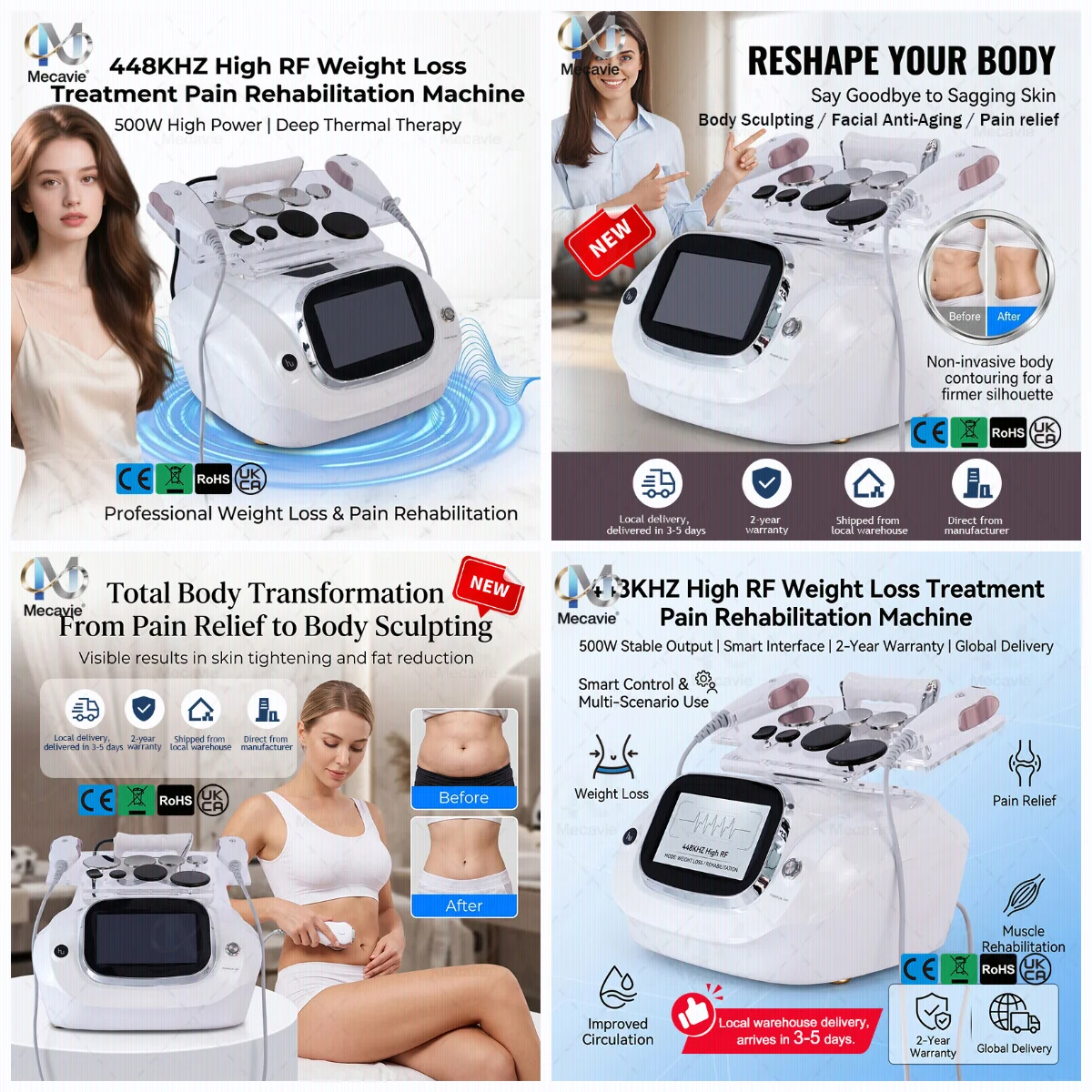 INDIBA Face Lifting 448K Tecar Machine,RET CET RF Cavitation Slimming Weight Loss Professional Health Beauty Body Care Equipment
