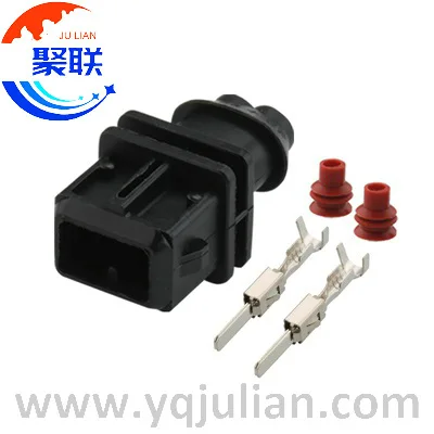

Auto 2pin plug 1928402448 nozzle sensor plug 1 928 402 448 wiring harness connector with terminals and seals