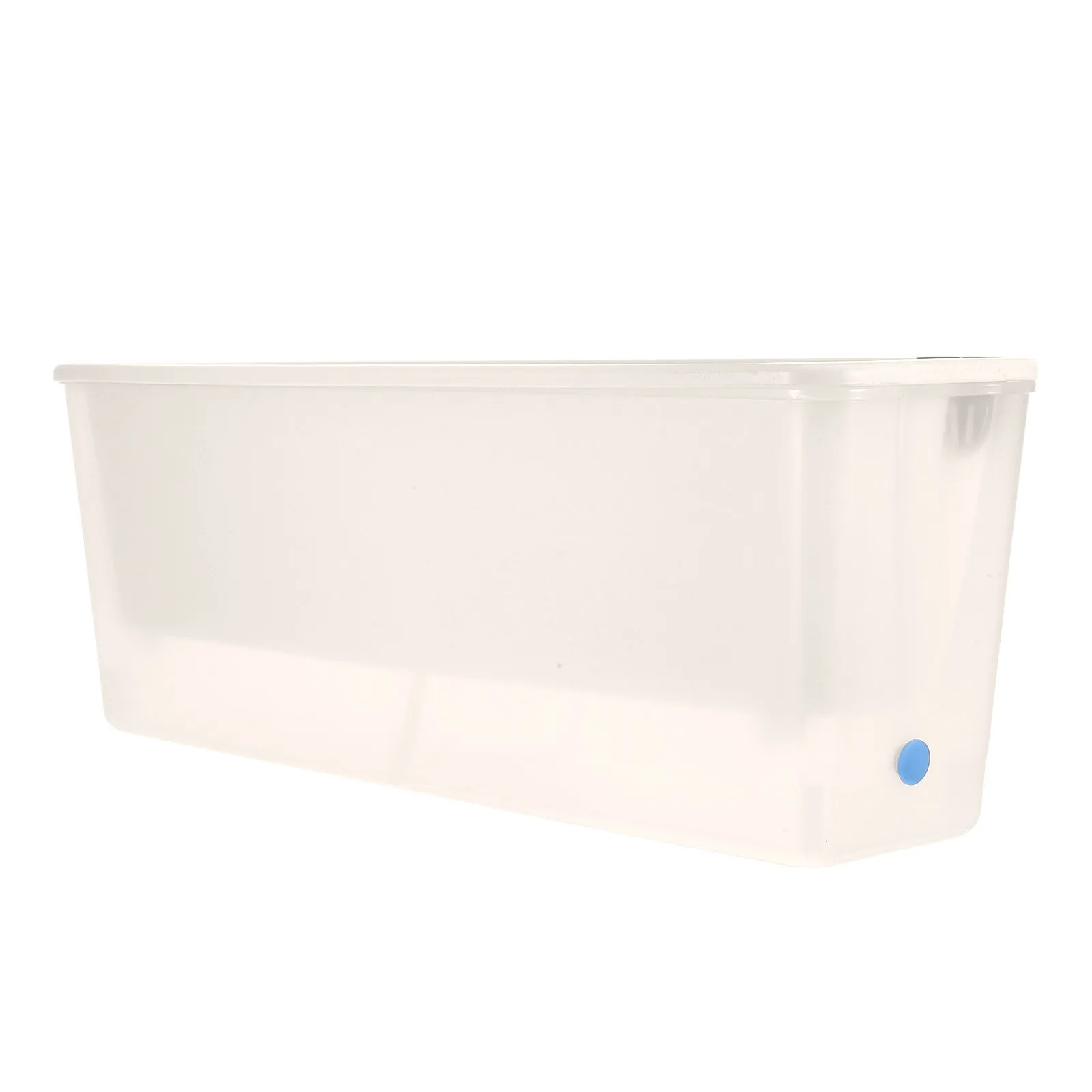 Long Rectangular Planter Box Plastic Narrow Windowsill Planter Built in Watering Port for Indoor Outdoor Flower Garden Balcony