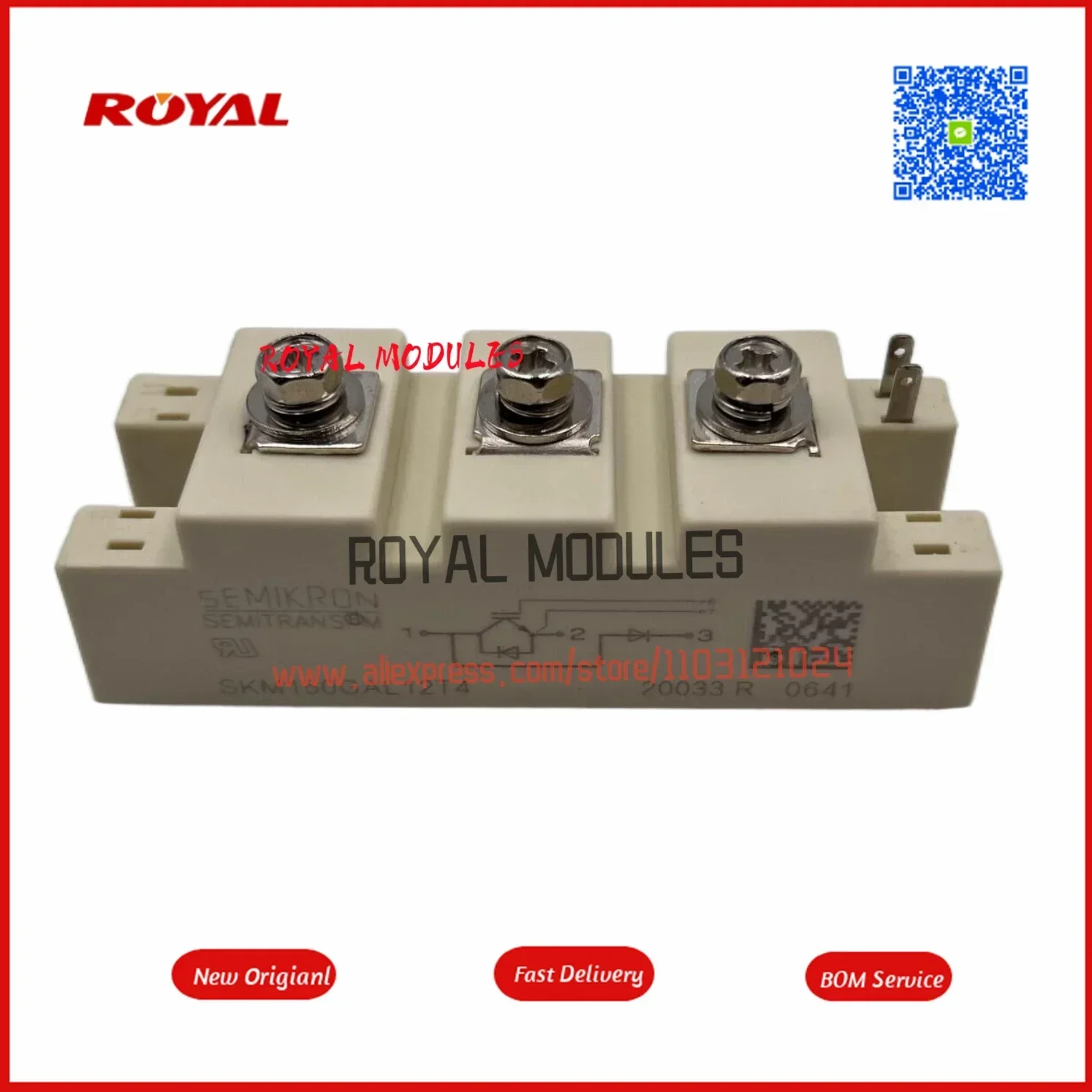 

SKM150GAL12T4 New Module