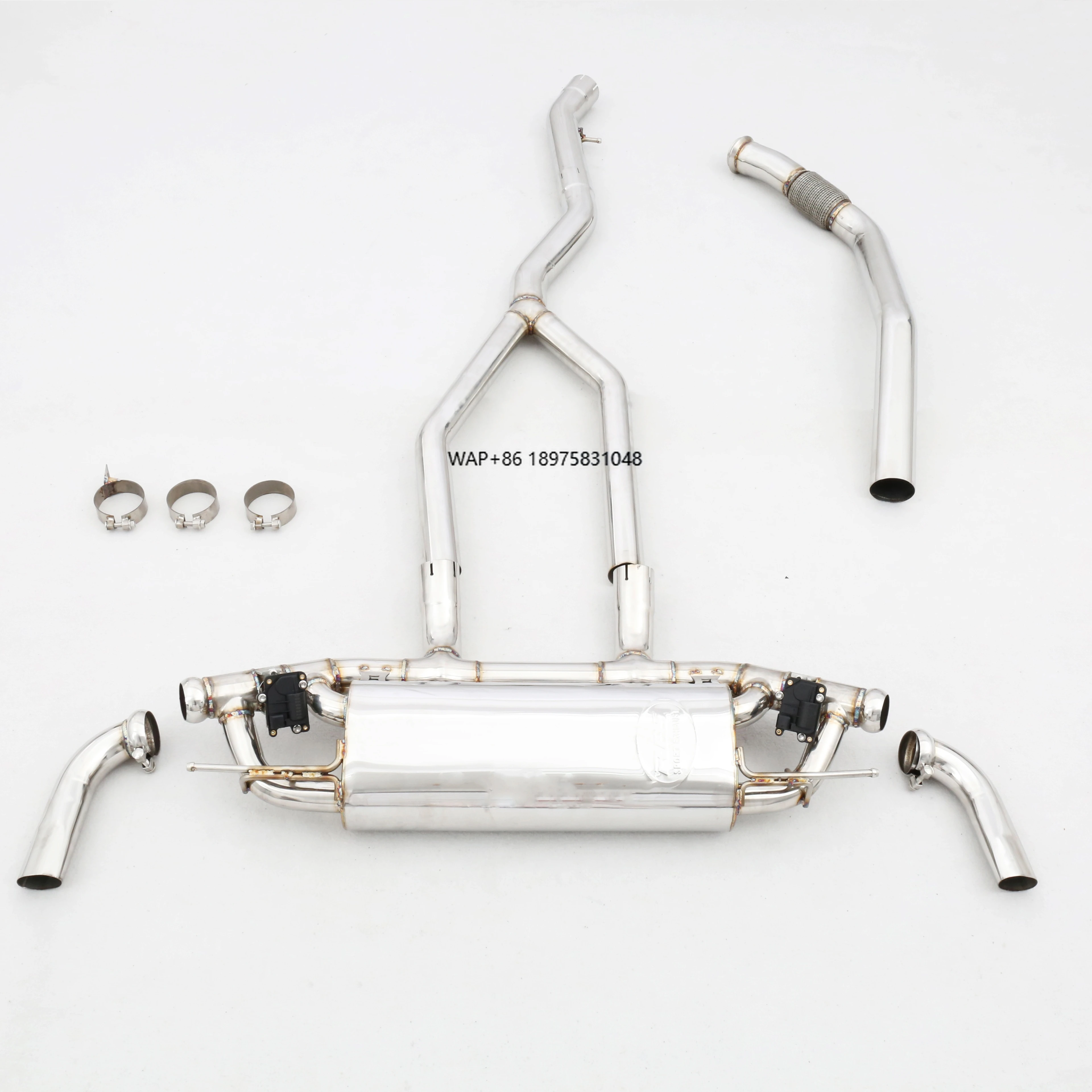 

OEM Custom 304 Stainless Steel/Titanium Valved Exhaust System Designed for GLE53 W167 3.0T M256