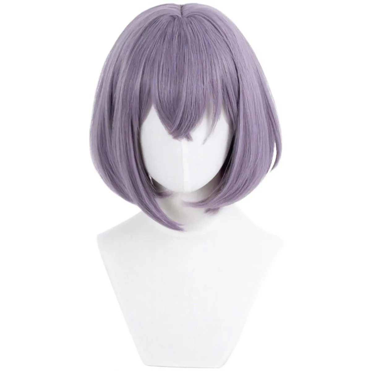 Women Anime Takamatsu Tomori Cosplay Wig Grey Purple Short Bob Heat Resistant Synthetic Hair Halloween Party Costume Props