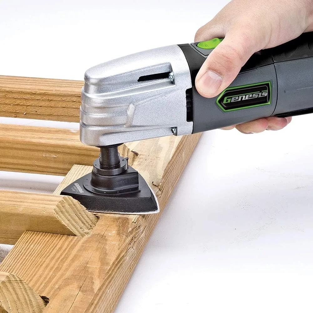 مجموعة أدوات تتأرجح متعددة الأغراض مع 19 ملحقًا، صندوق تخزين، 21000 OPM لقطع الصنفرة