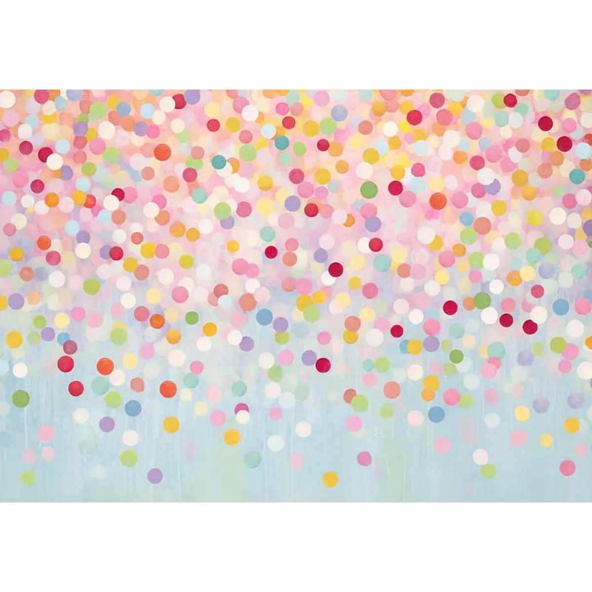 

Allenjoy Watercolor Colorful Dots Backdrop