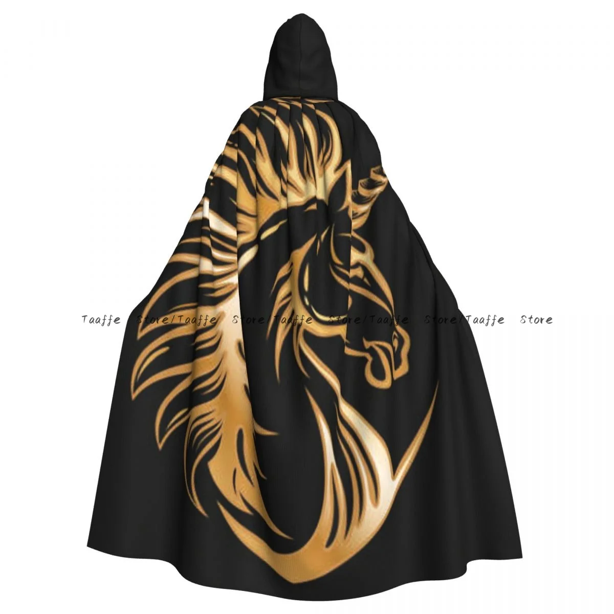 Angry Unicorn Head Witch Cloak Halloween Cosplay Costume Adult Unisex Cloak Retro Ages Cape