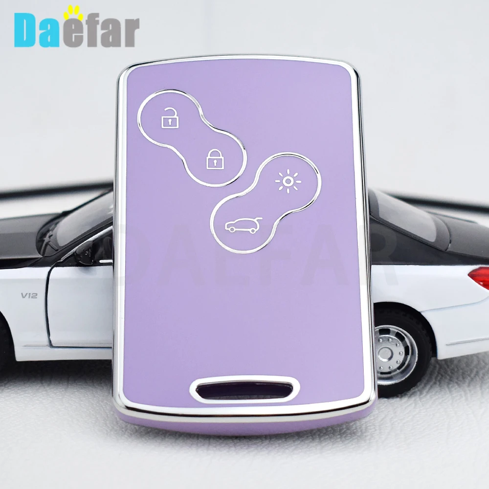 

For Renault Laguna Megane Scenic Clio Captur Fluence Koleos Logan Duster Sandero Cover Shell Holder Remote Key Case Fob