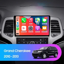 Android 14 Car Raido For Jeep Grand Cherokee 2008 2009 2010 2011 2012 2013 Multimedia Stereo Player Navigation GPS Autoradio DSP