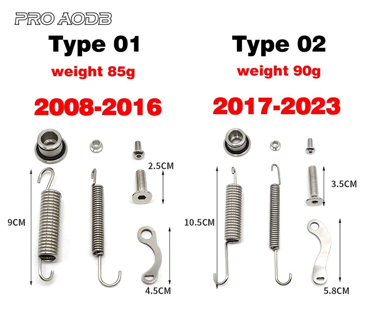 For KTM Motocross EXC EXCF XC XCW XCF XCFW125 150 200 250 300 350 400 450 500 530 Solid Durable Kickstand Side Stand Springs Kit view 2