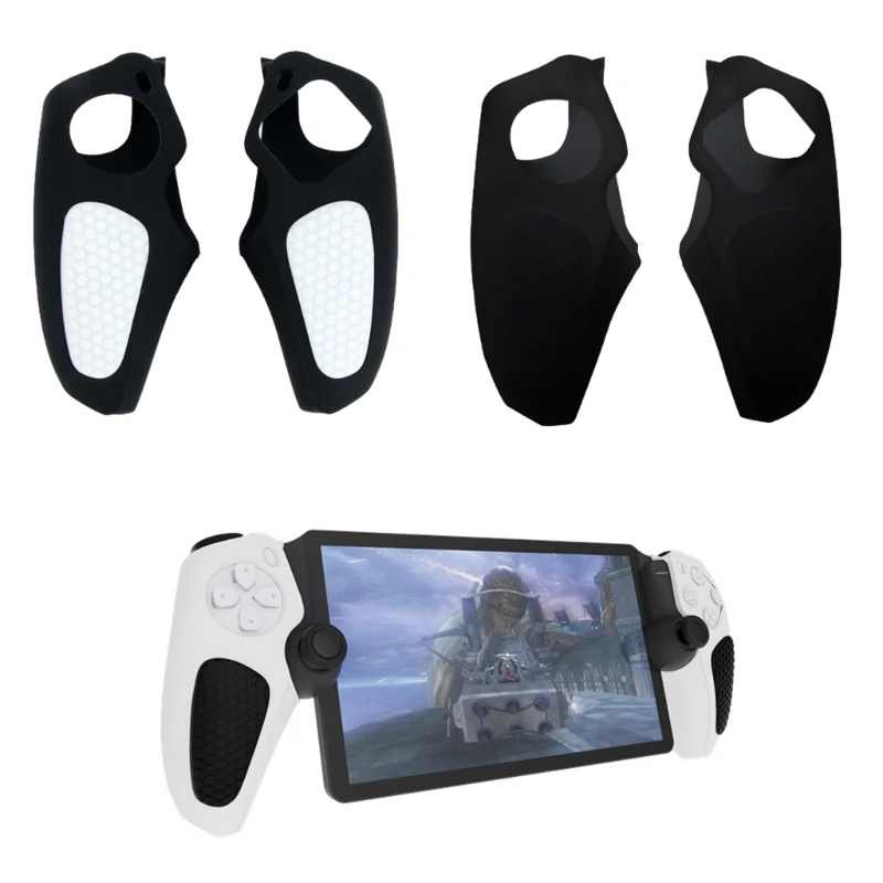 2Pcs Non slip Silicone Cover Protective Case Sleeve Set for P5 PS Handheld Controller Improve Gaming Experience