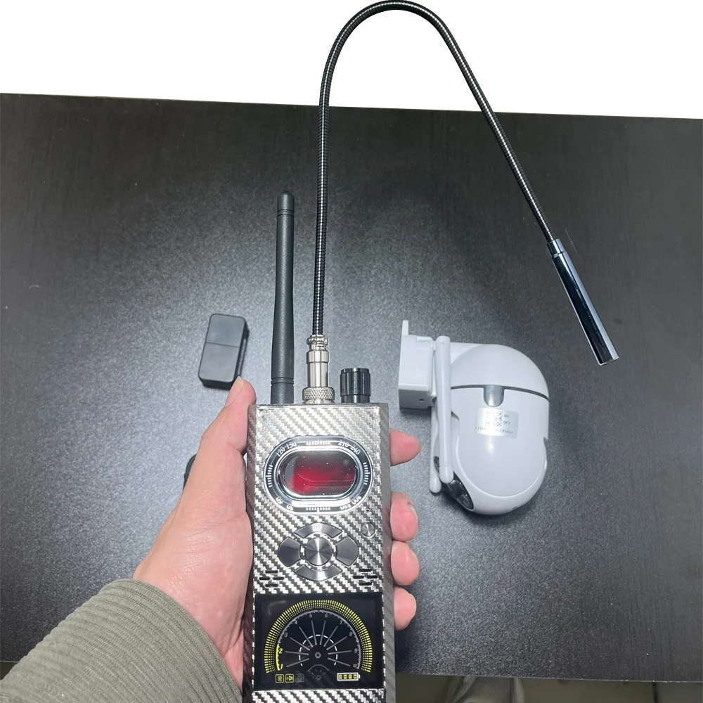 

Детектор безопасности K99 для автомобилей и отелей - обнаруживает магнитные GPS-трекеры, скрытые камеры в автомобиле, ванной, спальне, прост в использовании