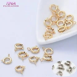 10PCS 20PCS 14K Gold Plated Lobster Clasp Spring Clasps For Jewelry Making DIY Bracelets Necklaces Clasps Findings Craft