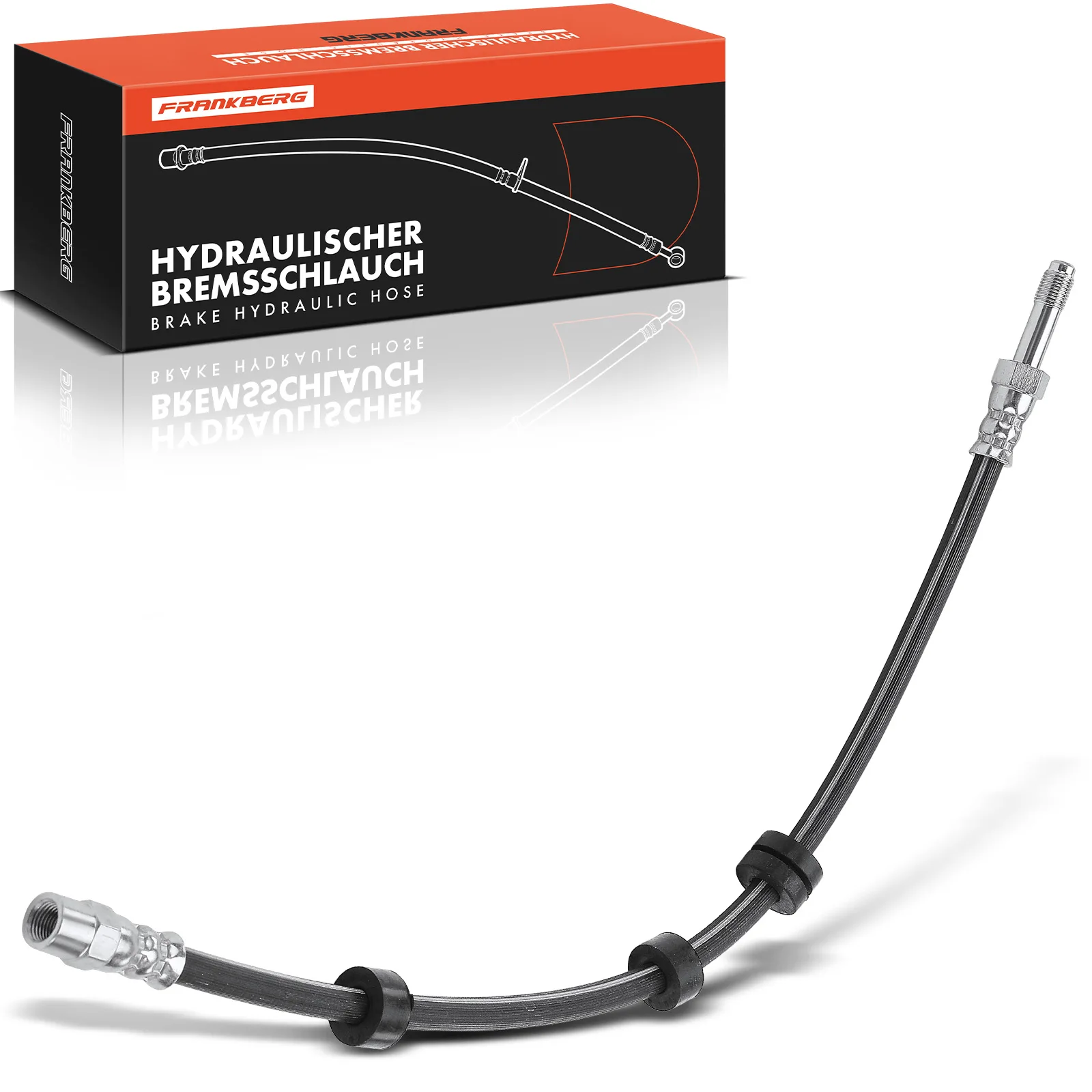 Frankberg 1x Remleiding Remleiding Vooras Links of Rechts voor VW Golf 3 1H 1E Polo Vento Seat Ibiza 2 6K0611701