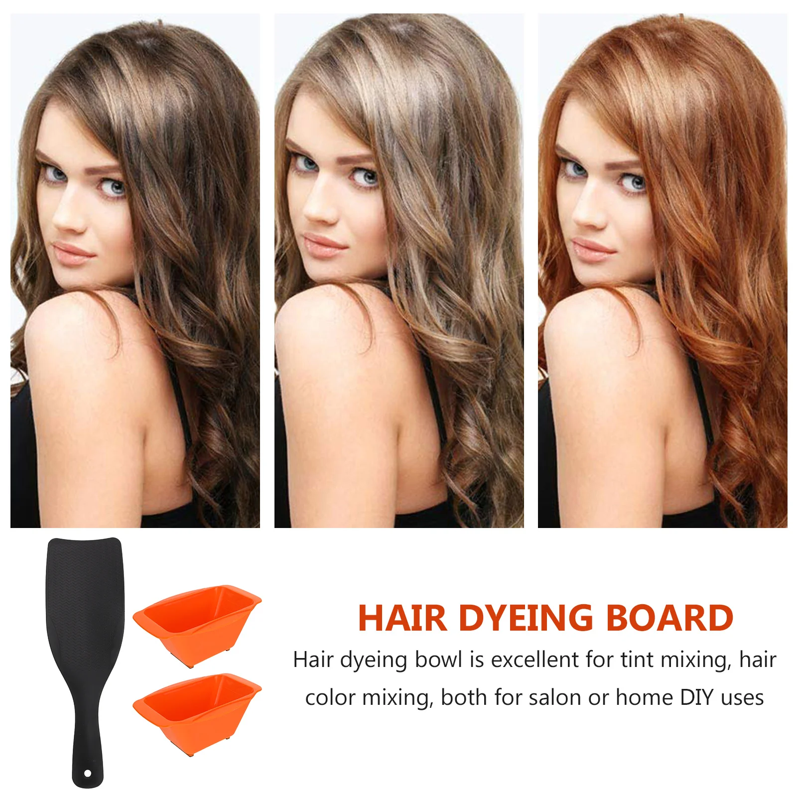 1Set Hair Dyeing Board Hair Coloring Bowl Highlighting Board Hairdressing Tools for Salon Home Use DIY Hairdressing Tools - Image 6