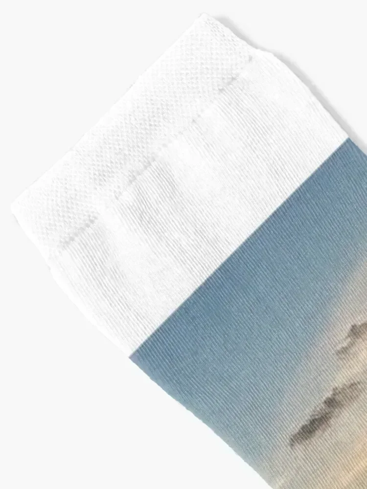 Sunset light, Crosby beach Socks cotton bright garter man halloween Socks Woman Men's