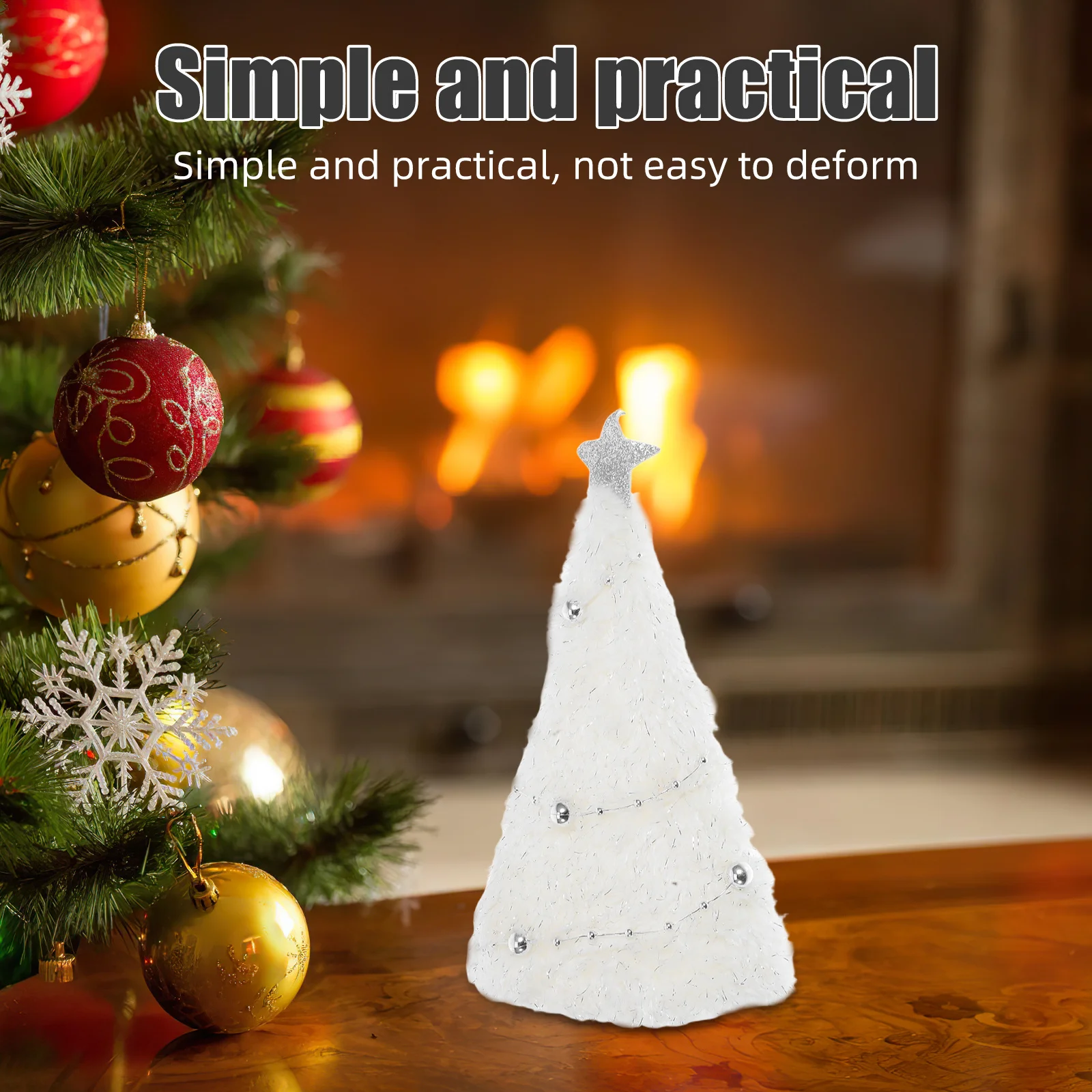 

2Pcs Christmas Tree Ornaments Gnomes No-Face Cute Holiday Tree Toppers Xmas Decorations Gnomes Window Display Holiday Decor