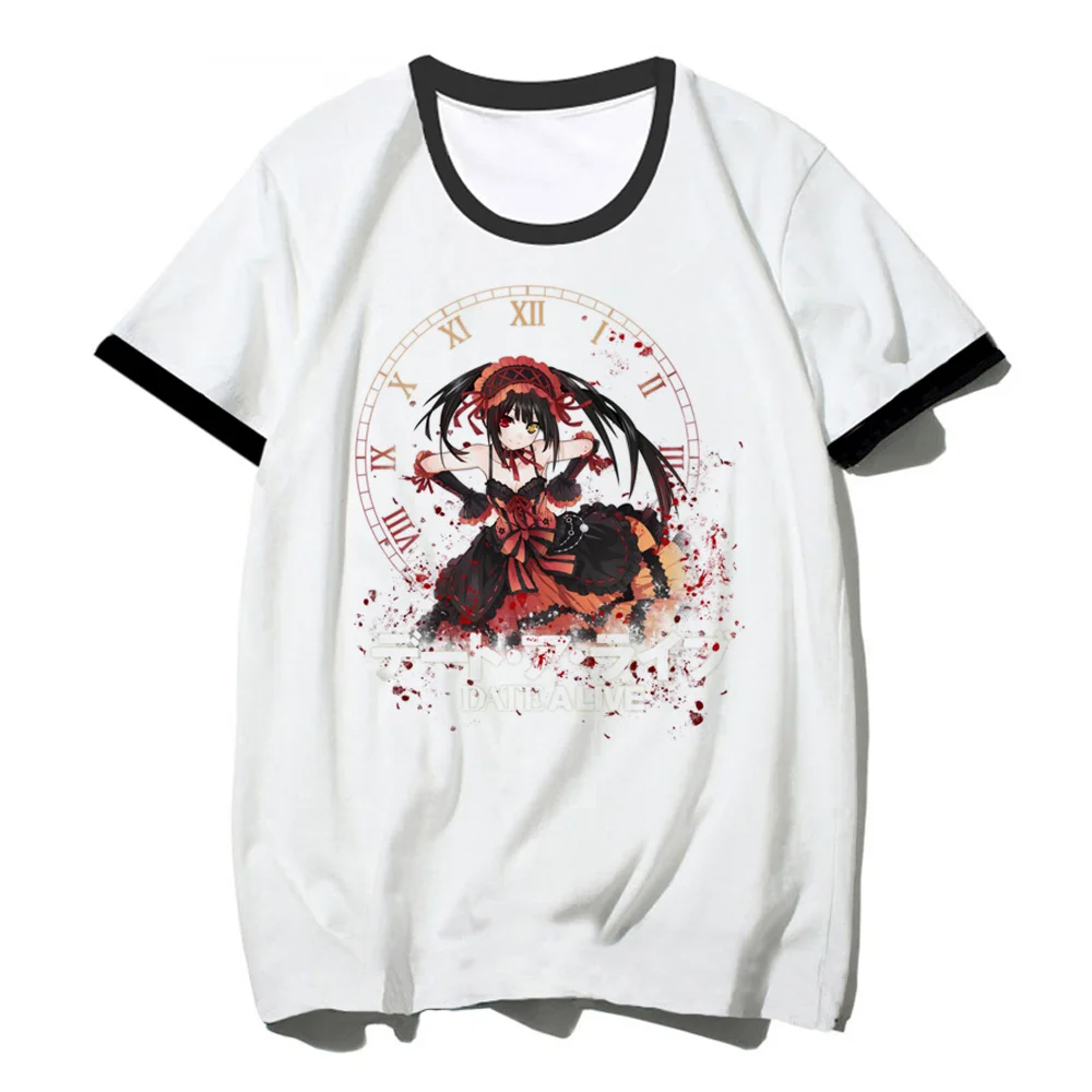 kurumi tokiaki Tee men designer summer funny t-shirts male anime clothing