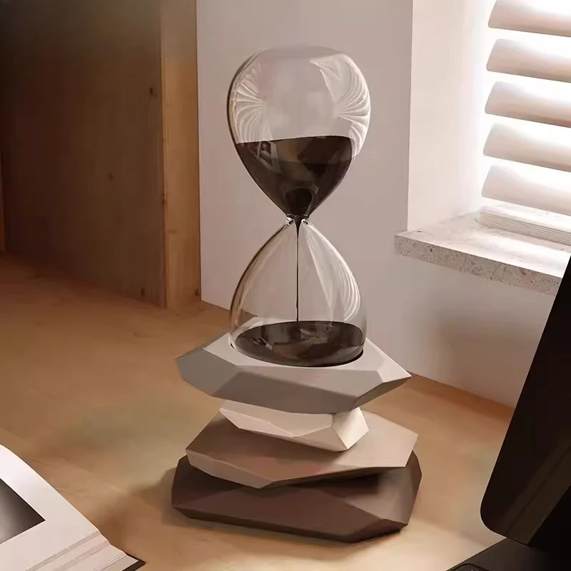 Stone hourglass ornaments, high-end TV wine cabinets, porch home decorations